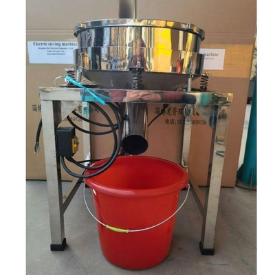 Capacidad 100-500 kg/h Seta giratoria de vibración para la máquina de detección de harina de coco al por menor