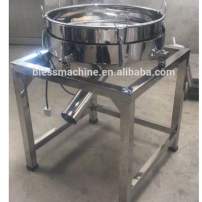 Capacidad 100-500 kg/h Seta giratoria de vibración para la máquina de detección de harina de coco al por menor