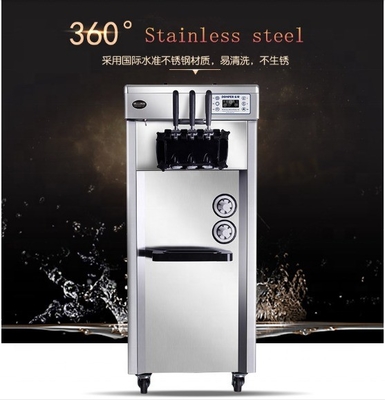 Máquina de helado industrial con construcción de acero inoxidable 304 y voltaje 220V/50Hz