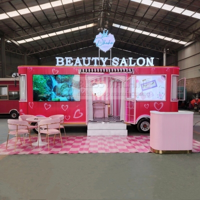 85 Km de Larga Distancia Bar de Cerveza Móvil Caravana Camión para planta de condimentos y boda