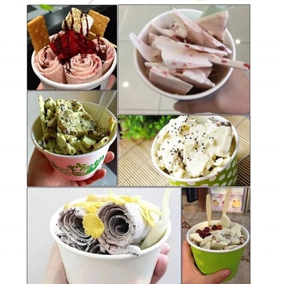 Botón automático de descongelamiento durante 23 años Máquina de helados de piedra fría de mármol