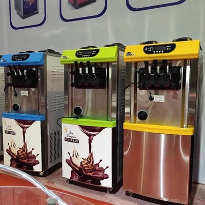 Máquina para hacer helados de acero inoxidable de uso suave Filipinas 16-88L/h Capacidad