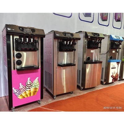 Máquina de helados suave con pre-enfriamiento mantener el sistema fresco hecho de acero inoxidable 304