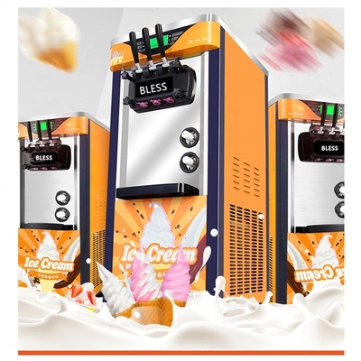 Máquina de helados suave con pre-enfriamiento mantener el sistema fresco hecho de acero inoxidable 304
