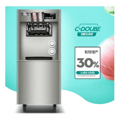 Máquina de helados suave con pre-enfriamiento mantener el sistema fresco hecho de acero inoxidable 304