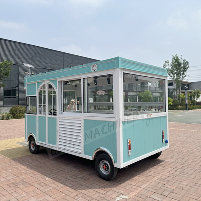 Trailer de comida rápida carro de comida móvil totalmente equipado de acero inoxidable camión de venta de bocadillos