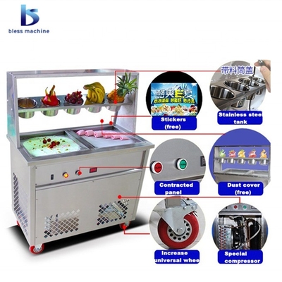 2.8kw 220V/50Hz máquinas de helado con súper rendimiento y diseño fácil de usar