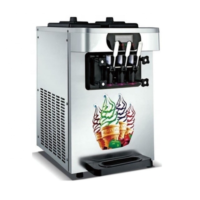 2022 Soft Serve 3 Flavor Vending Ice Cream Machine con Super Rendimiento y Automático