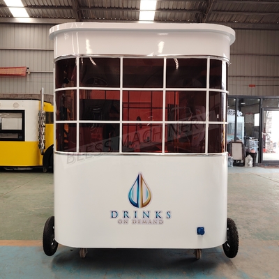 Mercado de EE.UU. Trailer de alimentos totalmente equipado con el equipo completo de materia prima de trigo