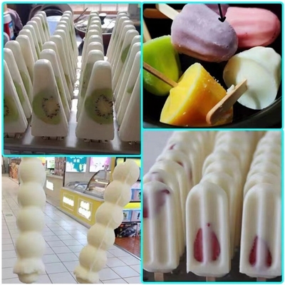 Máquina de helados con material de acero inoxidable 304 y gran capacidad