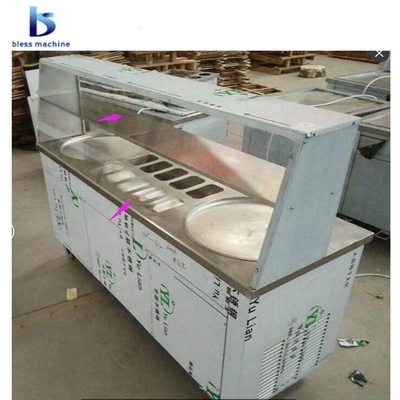 1650*560*780mm Máquina de placas frías de helados más nueva del mundo con garantía comercial