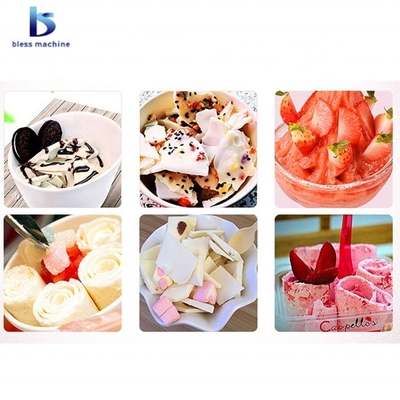 1650*560*780mm Máquina de placas frías de helados más nueva del mundo con garantía comercial