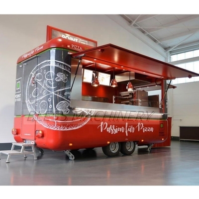 Larga vida útil Airstream móvil de cocina personalizada camión de comida rápida remolques con ruedas