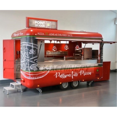 Camiones móviles con remolque de comida rápida con carrito de comida rápida multifunción de alta velocidad