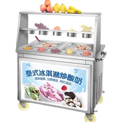 220V/50Hz Mini Ice Cream Maker Alta productividad y baja inversión