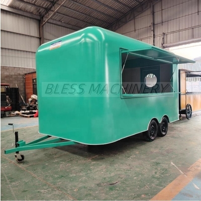 Camión móvil de venta de productos alimenticios para bares de jugo helados totalmente equipado con voltaje de 110V220V