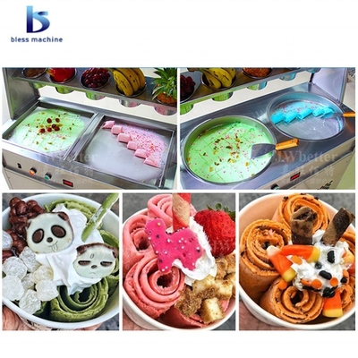 Conservación de energía refrigeración por aire máquina de helados usados para la feria de Canton Exhibition Boot