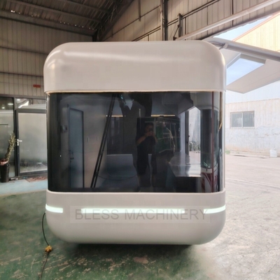 Camión de comida rápida al aire libre con servicio de mantenimiento de campo Trailer de restauración de pizza Taco