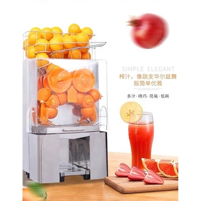 Máquina de venta de jugo de naranja fresco de acero inoxidable 304