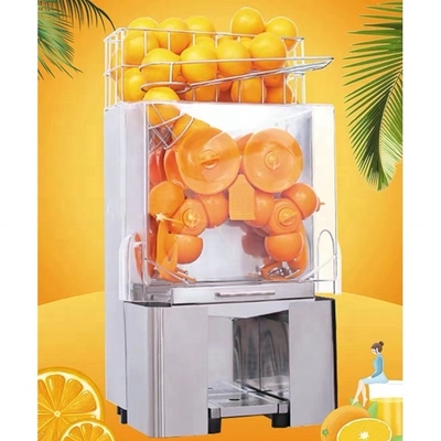 Máquina de venta de jugo de naranja fresco de acero inoxidable 304