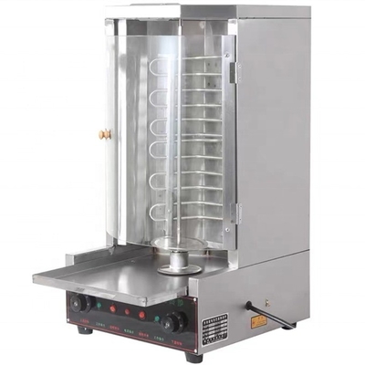 Máquina de Shawarma eléctrica y de gas en Qatar para satisfacer los requisitos del cliente