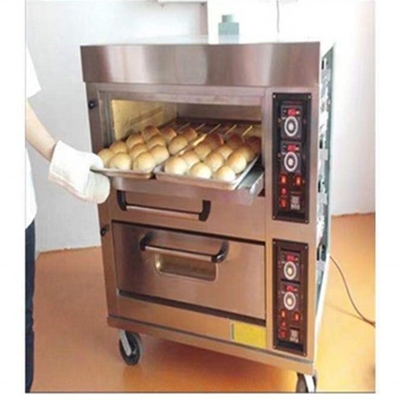 Aldea doméstica demanda activa 200 KG hornos de panadería con fuente de energía diesel
