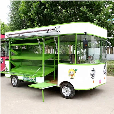 2024 Camión eléctrico / furgoneta de venta de alimentos con diseño único y función de coche conductor de 600 kg
