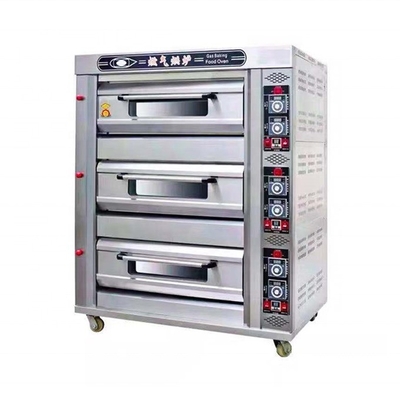 Horno de panadería de acero inoxidable de baja inversión Precios con diseño y horneado fácil de usar