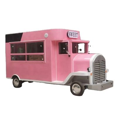 Rodamientos de carretillas eléctricas de comida para remolque de comida móvil de quioscos de comida y acero inoxidable