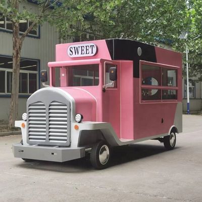 Rodamientos de carretillas eléctricas de comida para remolque de comida móvil de quioscos de comida y acero inoxidable