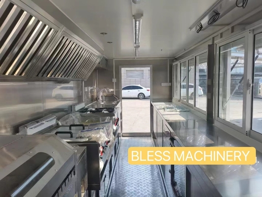 Restaurante camión eléctrico de comida con buena reputación en el país y en el extranjero después del servicio