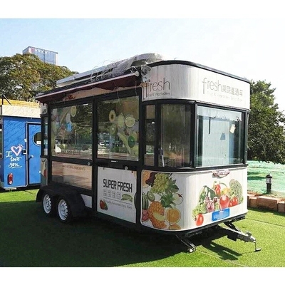 Carro de calefacción de alimentos móviles de la calle/remolque de comida crepe Australia Multifuncional y duradero