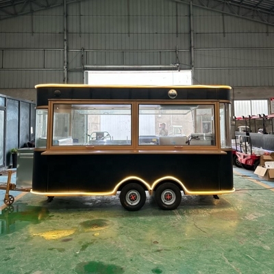 Carro de calefacción de alimentos móviles de la calle/remolque de comida crepe Australia Multifuncional y duradero