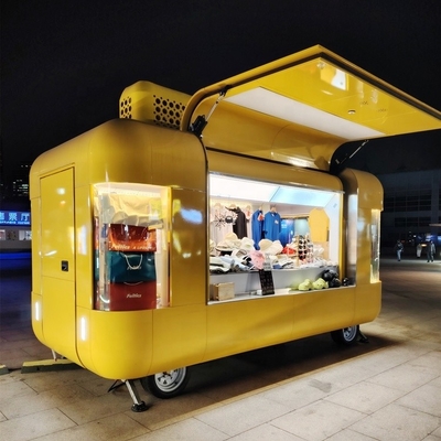 Larga vida útil Superperformance CE aprobado remolque de comida personalizado para refrigerios