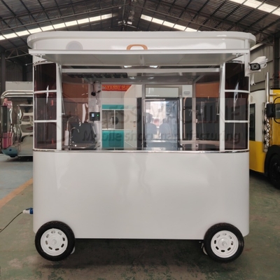 Modern Mobile Café Leche Té Soja Leche Jugo Fresco Vegetales Ensalada de frutas