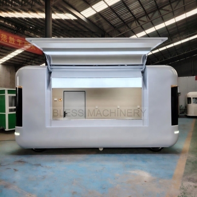 110V220V Remolques móviles de alimentos Malasia Camiones de fibra de vidrio para alimentos y remolques de concesión