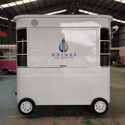 2024 Café móvil Leche Té Soja Leche fresca Zumo de verdura Frutas Carro de coche