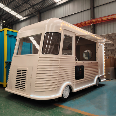 Vehículo eléctrico móvil multipropósito para snacks bebidas y café 4 Road Wheels Outlet