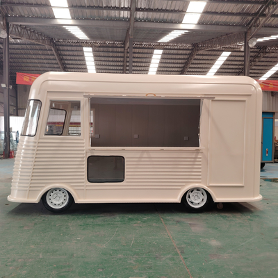 Vehículo eléctrico móvil multipropósito para snacks bebidas y café 4 Road Wheels Outlet