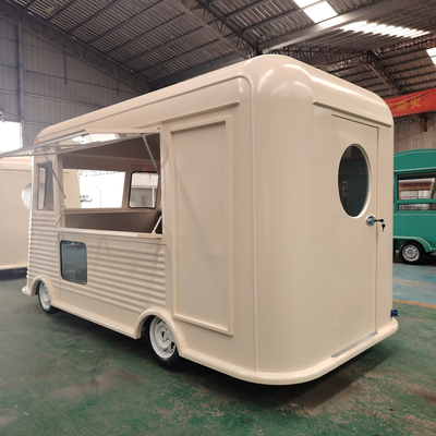 Vehículo eléctrico móvil multipropósito para snacks bebidas y café 4 Road Wheels Outlet