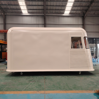 Vehículo eléctrico móvil multipropósito para snacks bebidas y café 4 Road Wheels Outlet