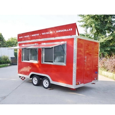 2022 Compañía de publicidad Camión de comida con L320.00cm*W160.00cm*H235.00cm Rendimiento