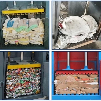 30 KG Presión 30-100Pa Máquina de embalaje de cartón hidráulico con diseño horizontal