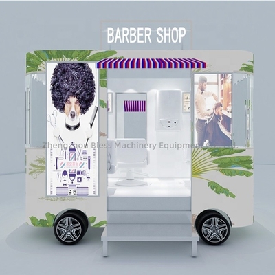 Barbería móvil con 85 km de distancia larga y L420.00cm*W180.00cm*H230.00cm Tamaño