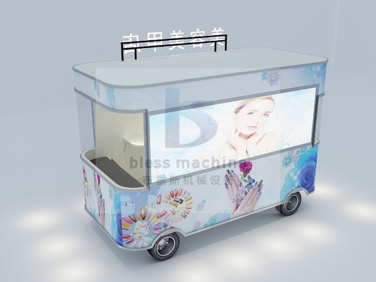 Barbería móvil con 85 km de distancia larga y L420.00cm*W180.00cm*H230.00cm Tamaño