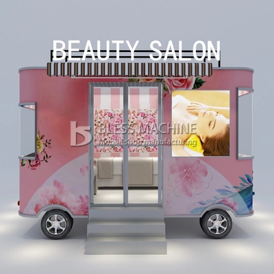 4 ruedas Tecnología móvil de belleza de salón de spa remolque para productos lácteos larga vida útil