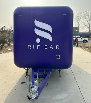 Vehículo eléctrico multifuncional móvil para snacks