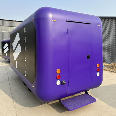 Vehículo eléctrico multifuncional móvil para snacks