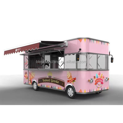 Camión de comida eléctrico de 220 V para exteriores multifuncional y conveniente con diseño versátil