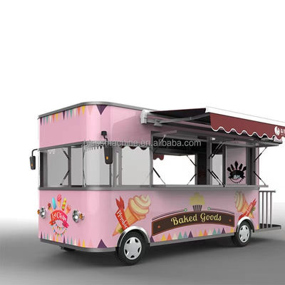 Camión de comida eléctrico de 220 V para exteriores multifuncional y conveniente con diseño versátil